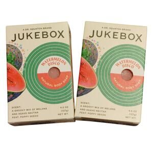 Dr. squatch Jukebox natural body soap Watermelon Disco